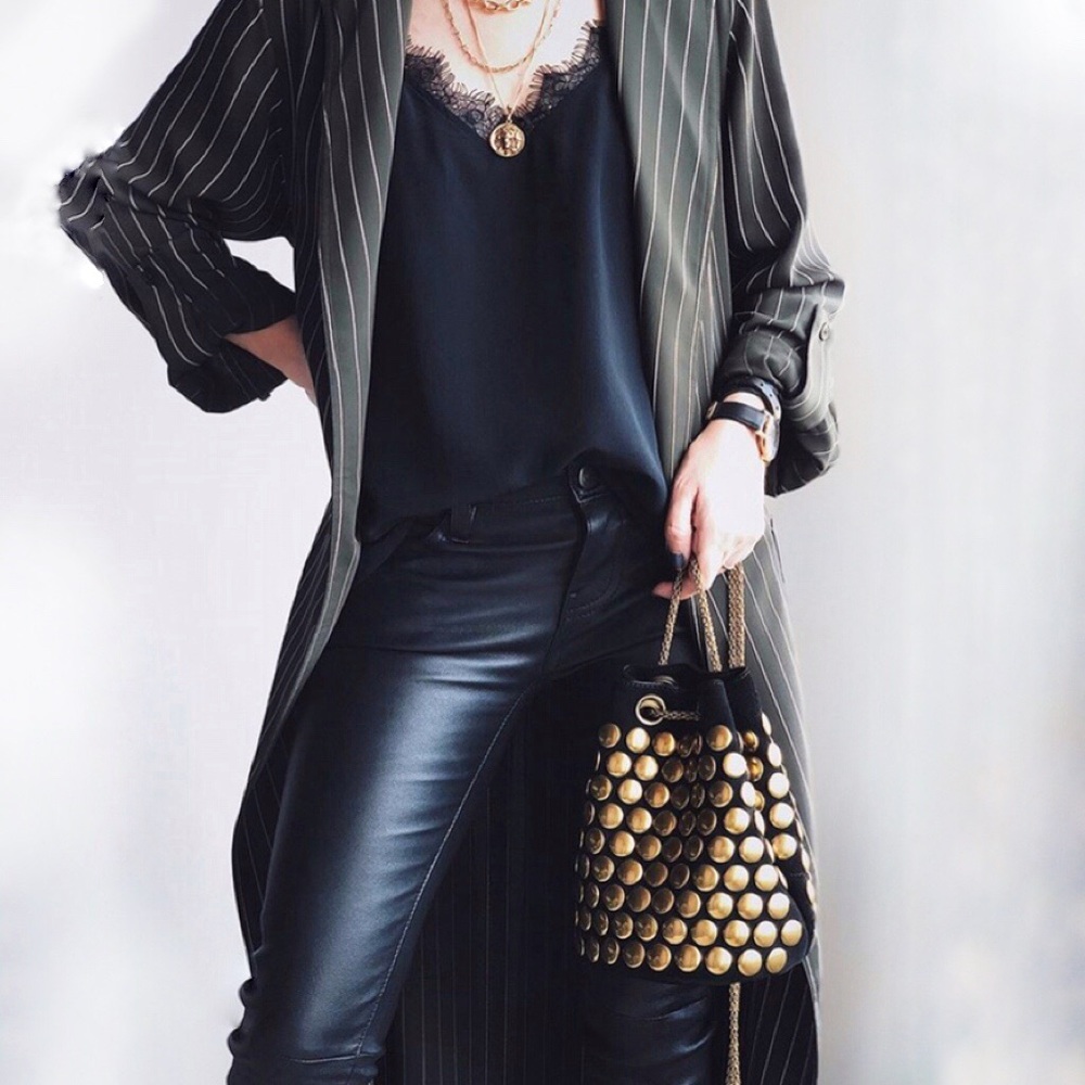 Current/Elliot high waist leather kick pants NWT - Picture 5 of 8